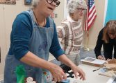 Butler talks about mosaics